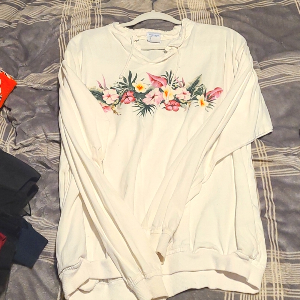 White, long sleeve, CrazyShirt